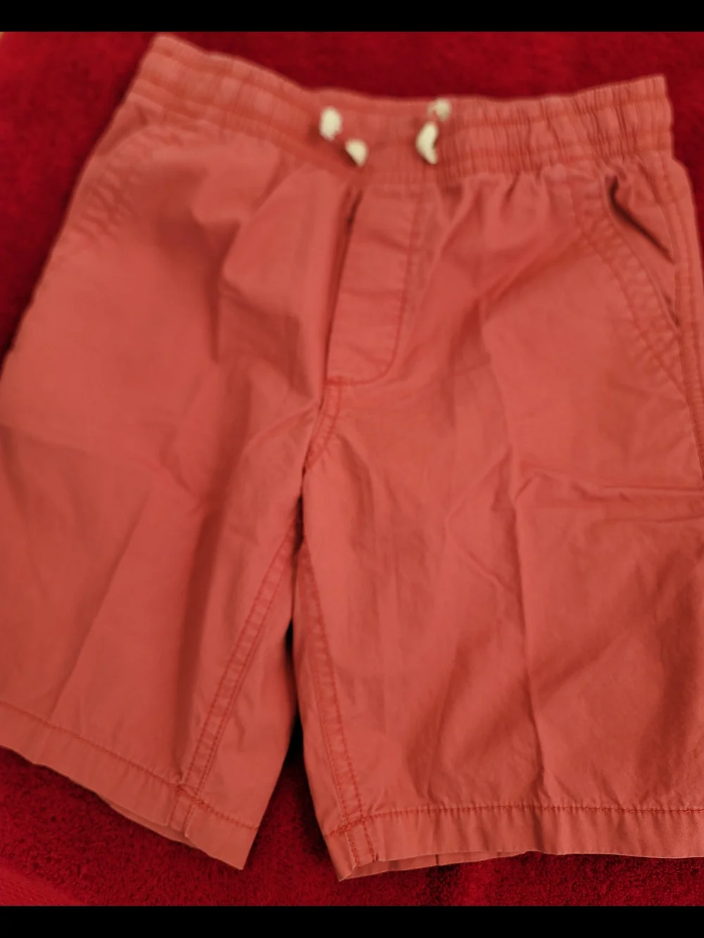 GAP Kids Drawstring Shorts in Coral and Navy